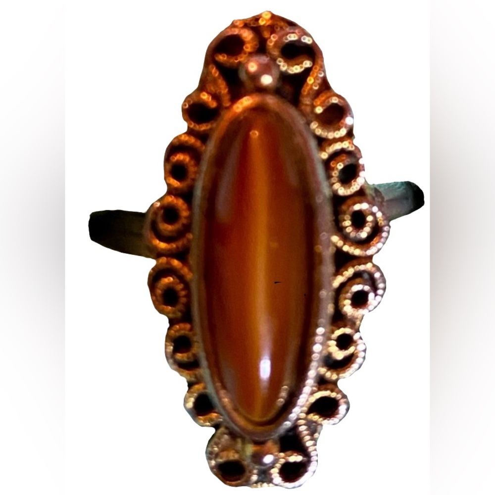 Vogue Filigeree Tiger’s Eye Ring